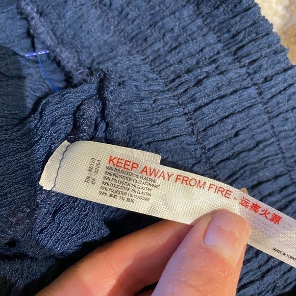 FP Beach By Free People Gia Pants Navy Size XS Loungewear Athleisure Boho - Picture 8 of 12